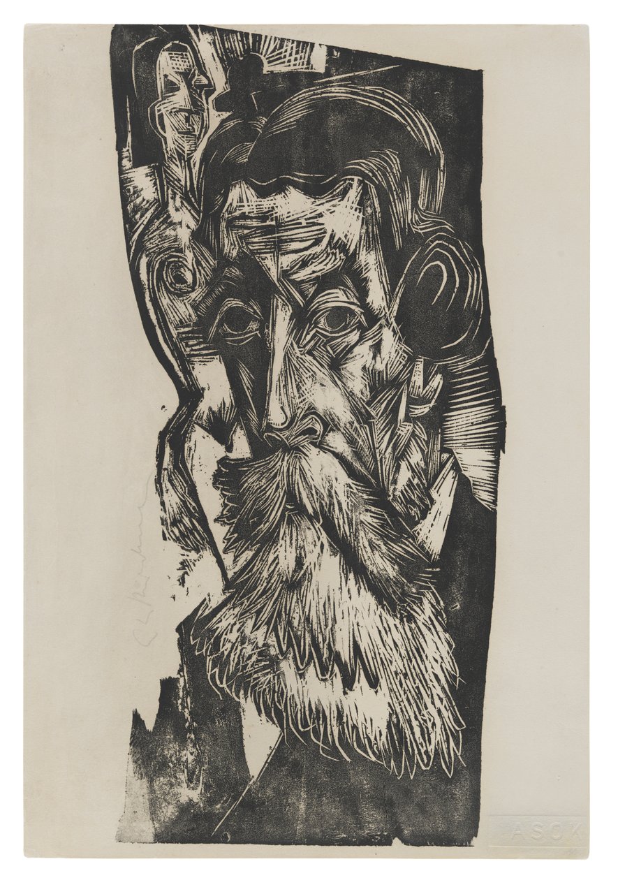 Portrait of Ludwig Schames by Ernst Ludwig Kirchner