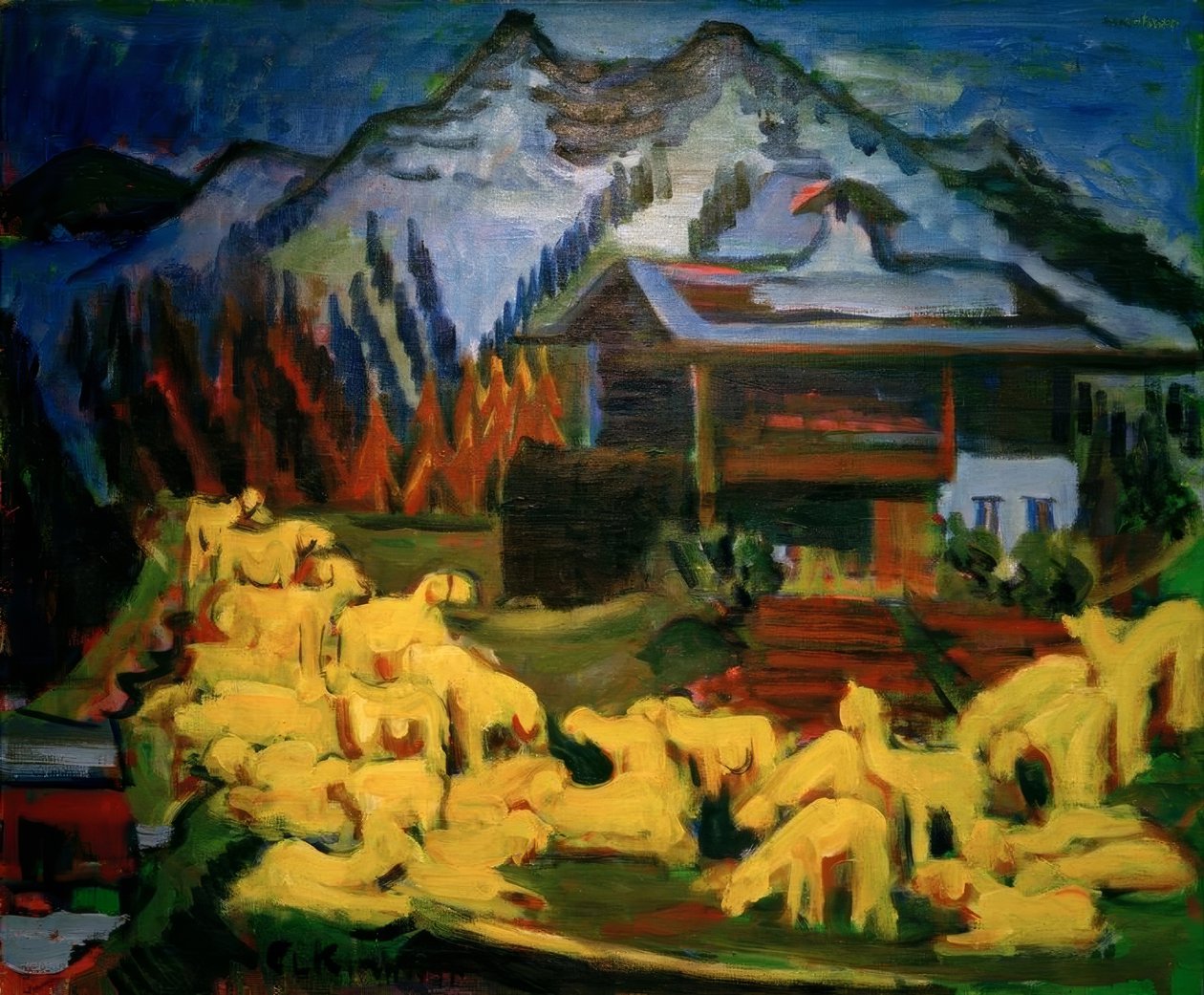 Sheep Herd by Ernst Ludwig Kirchner