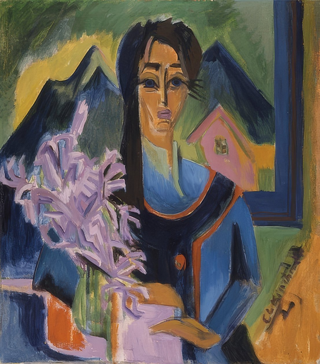 Sunday in the Alps. 1922 by Ernst Ludwig Kirchner