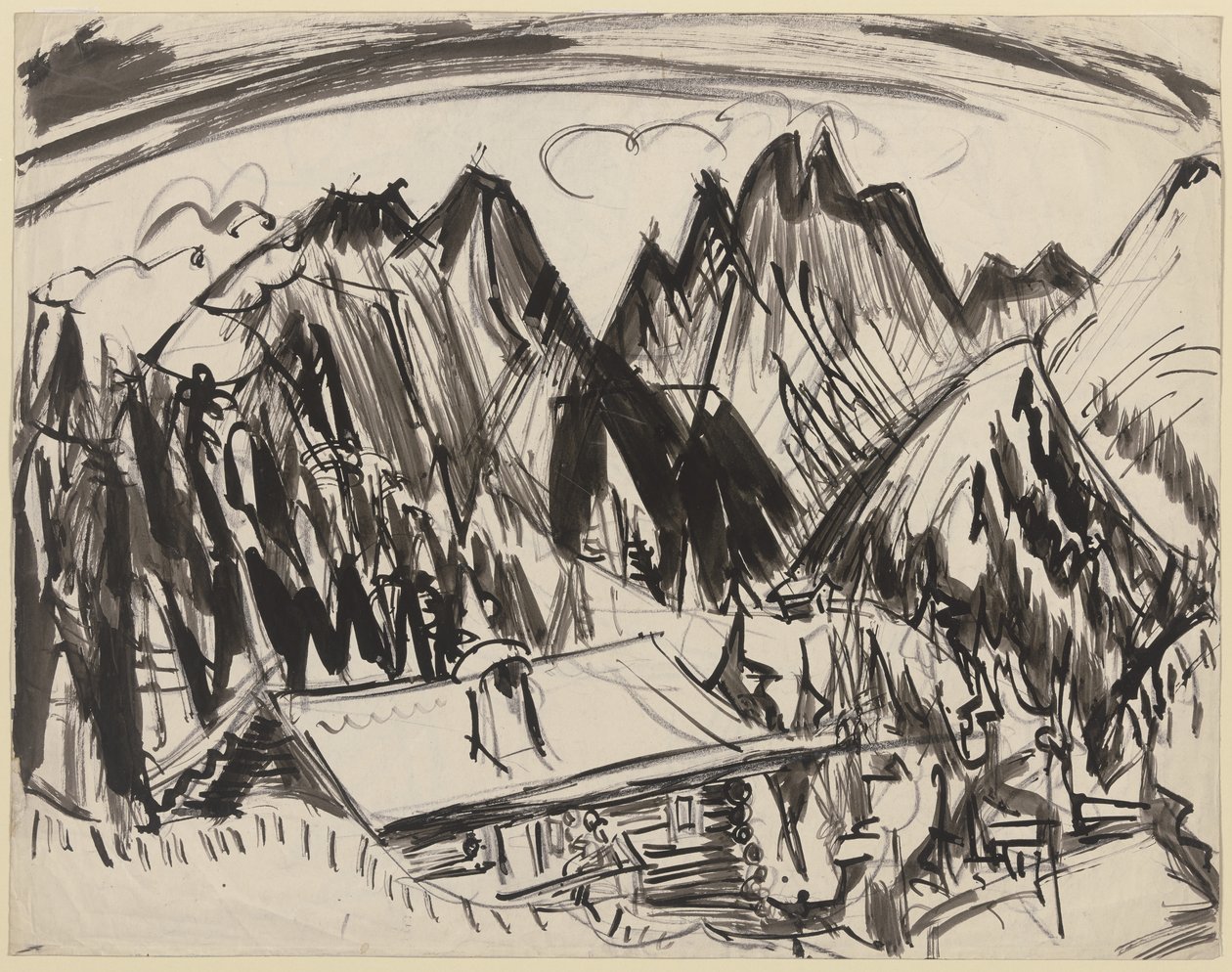 Stafelalp by Ernst Ludwig Kirchner