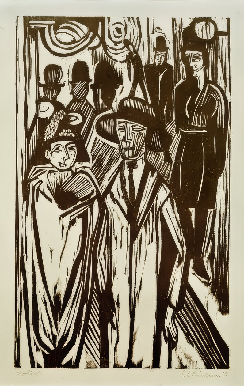 Street by Ernst Ludwig Kirchner