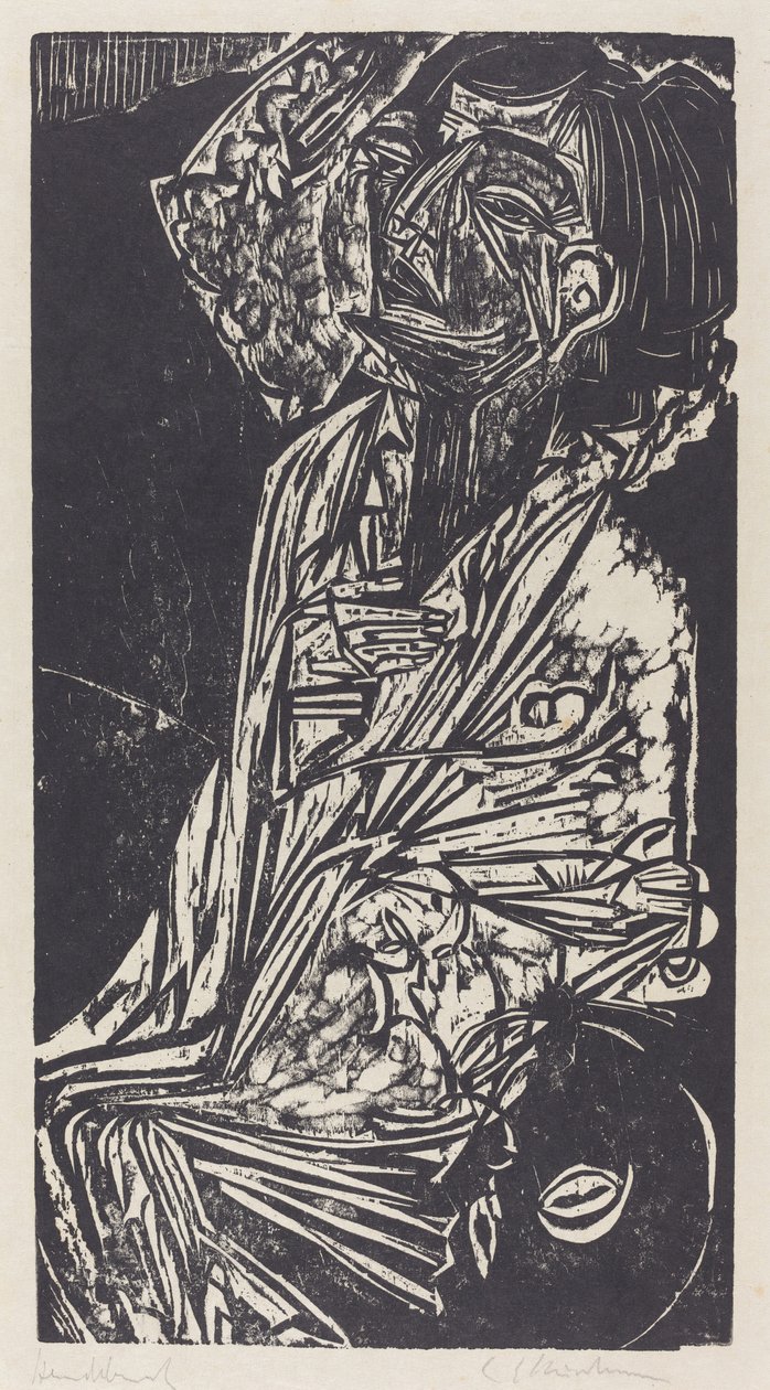 The Wife of Professor Goldstein by Ernst Ludwig Kirchner
