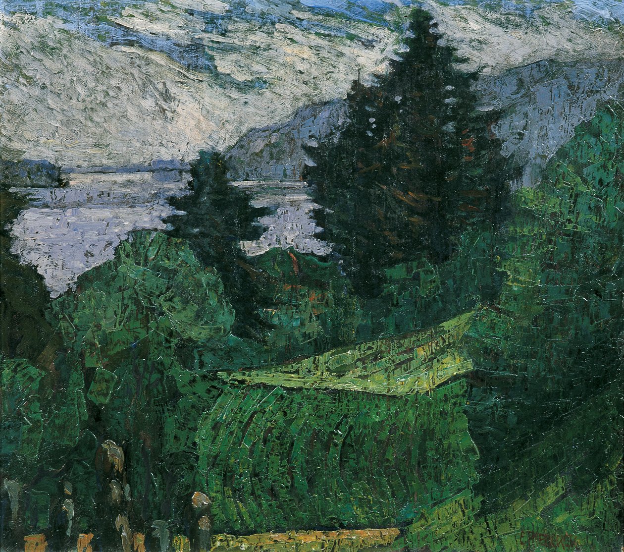 View by the Lake by Ernst Riederer