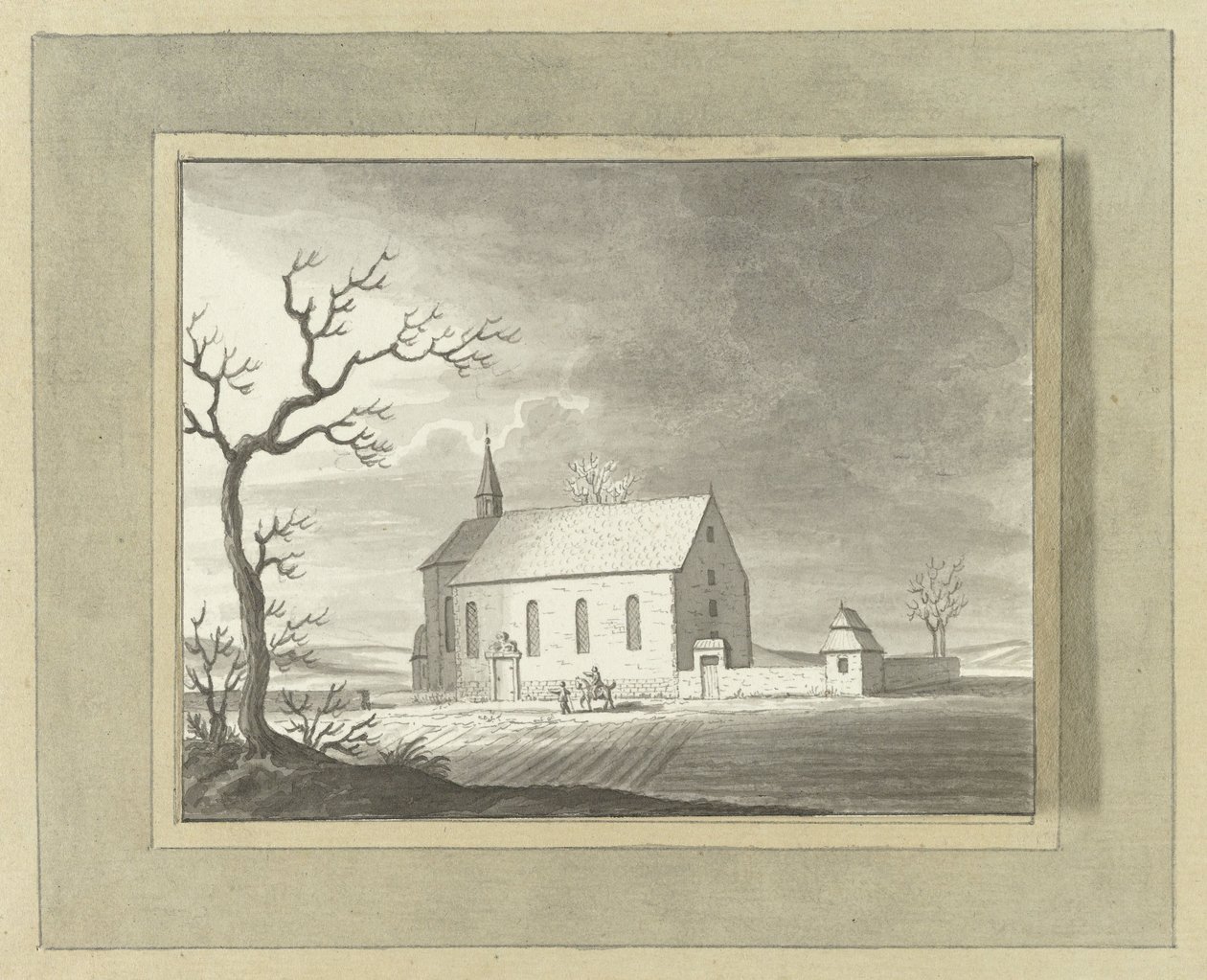 Chapel Outside Zillinge near Würzburg by Ernst Willem Jan Bagelaar