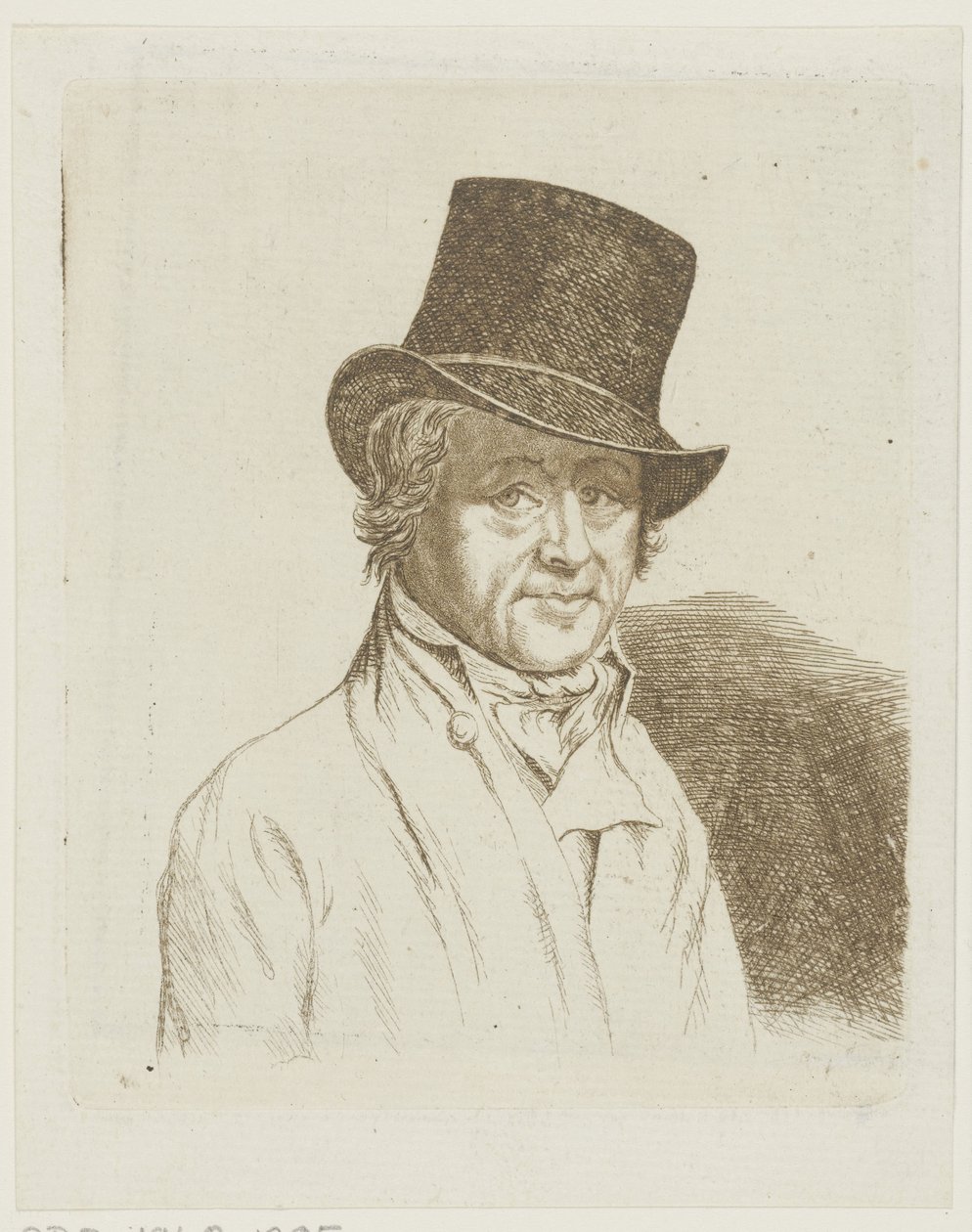 Portrait of Wouterus de Nooy by Ernst Willem Jan Bagelaar