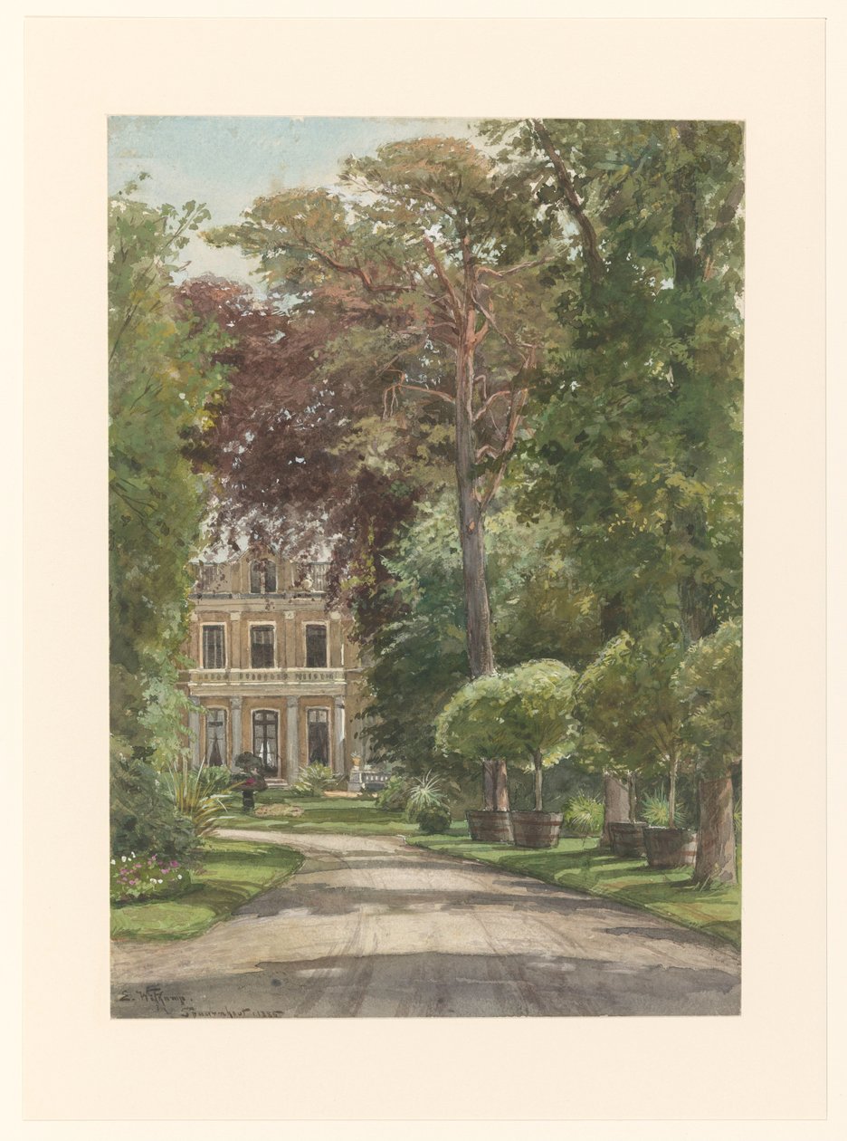 The Estate Spaarnhout by Ernst Witkamp (signed by artist)