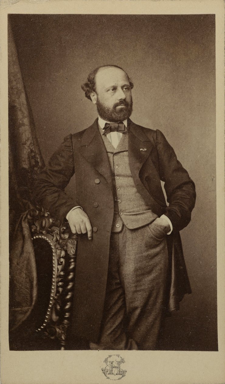 Portrait of the Composer François Bazin by Erwin Hanfstaengl