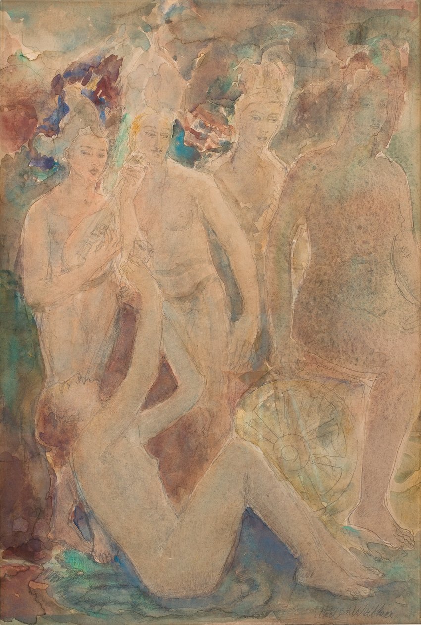 The Passing of Night, c. 1924 by Ethel Walker