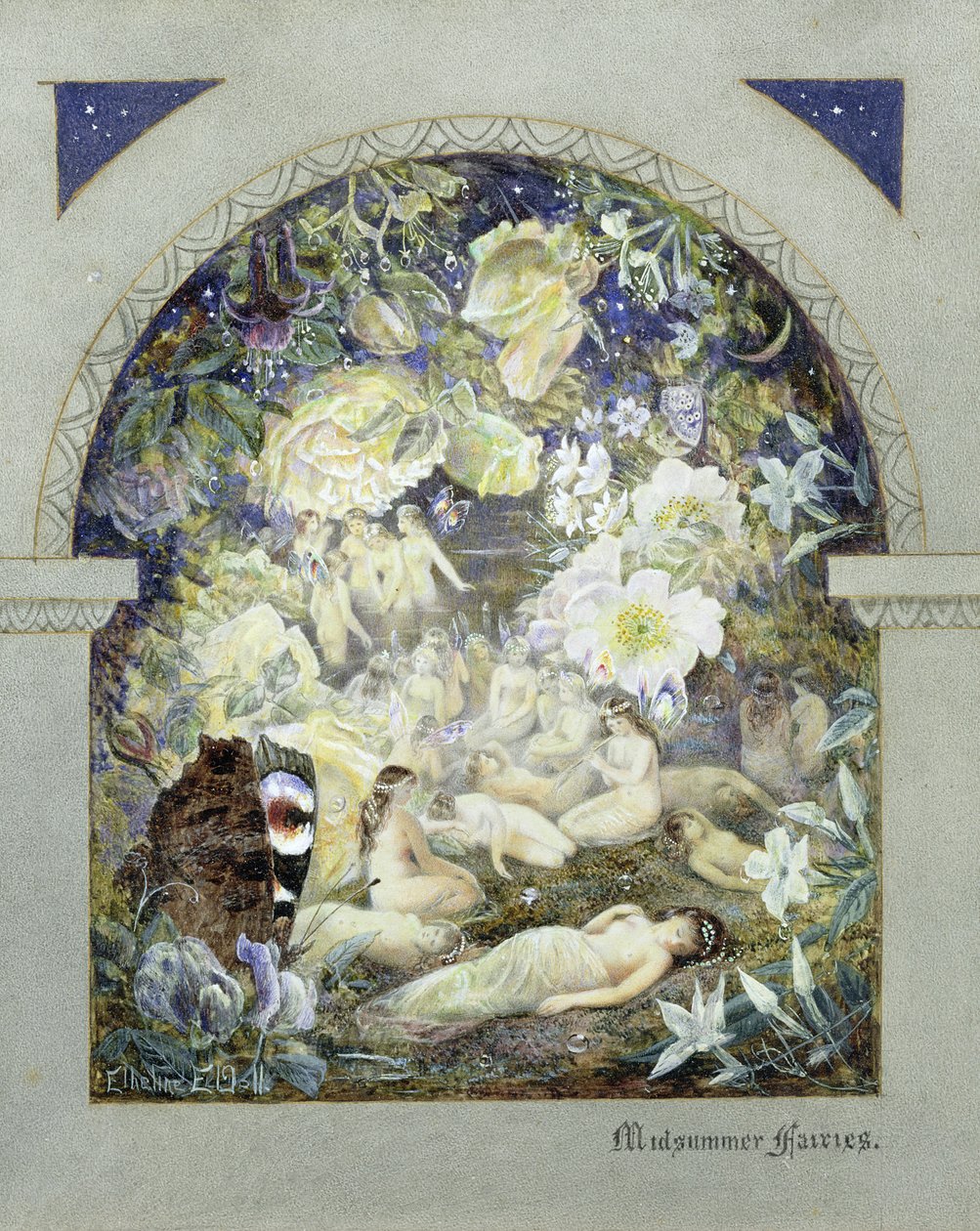 Midsummer Fairies by Etheline Eva Dell