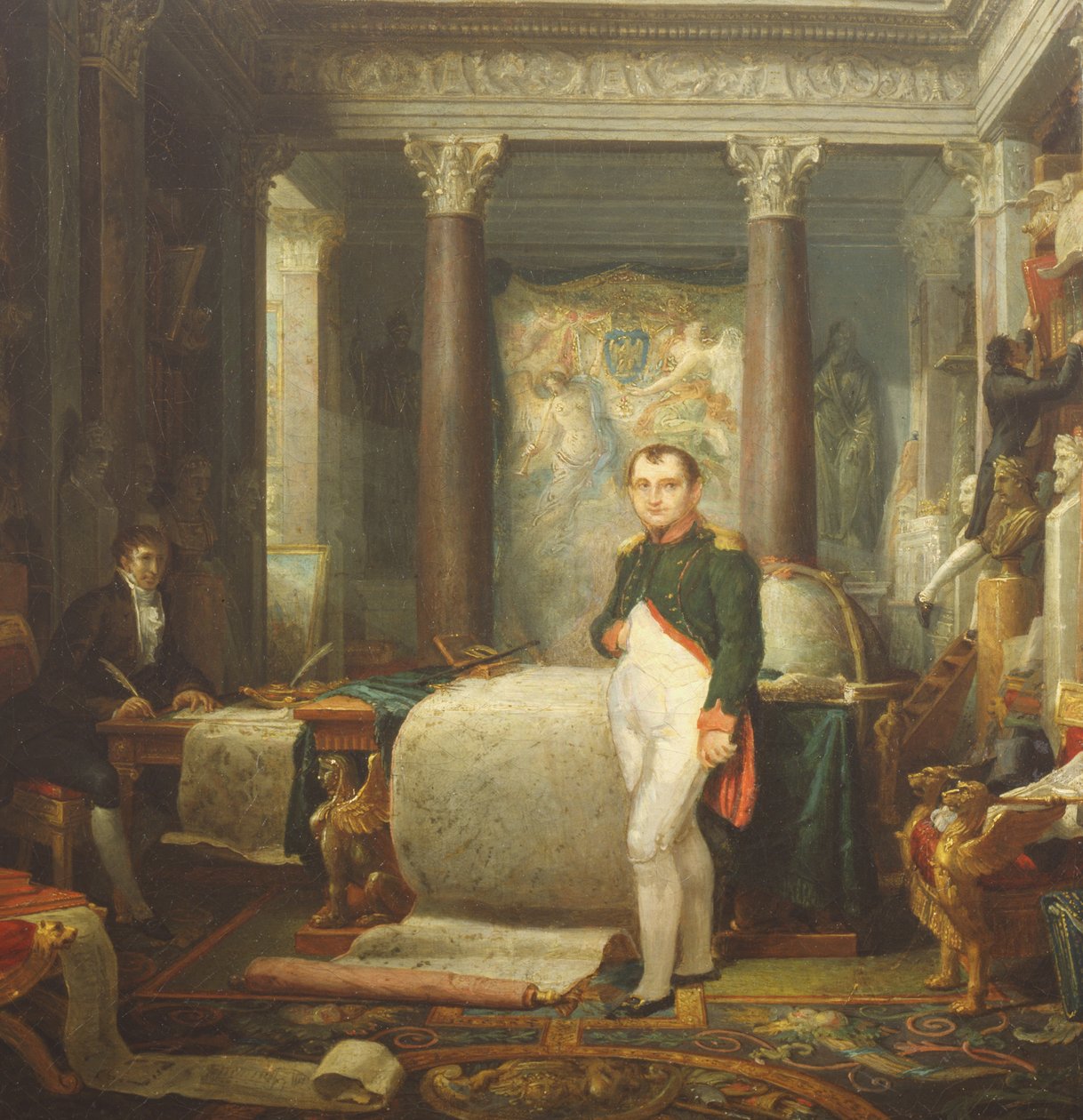 Napoleon in His Office by Etienne Barthelemy Garnier