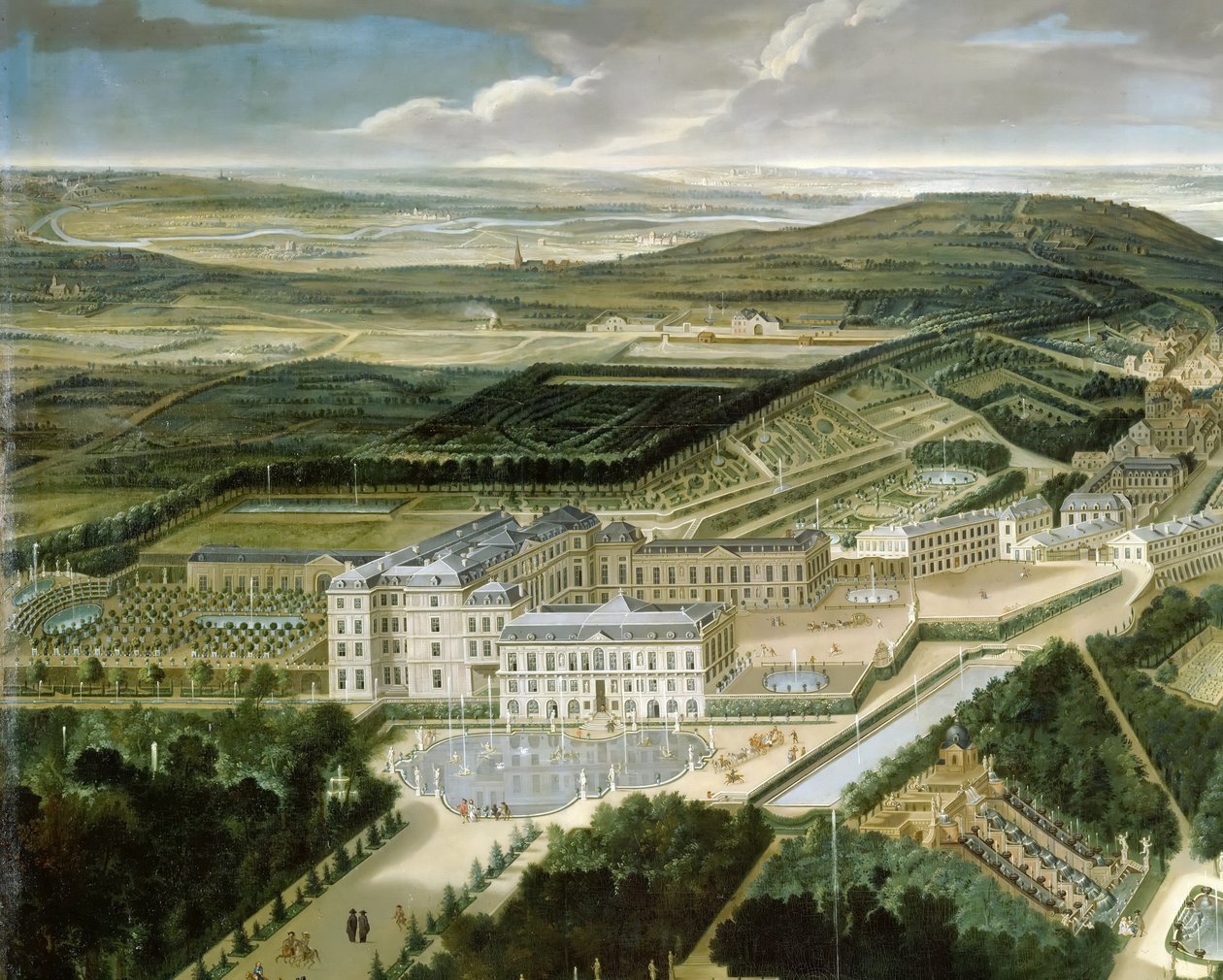 Château de Saint-Cloud by Etienne Allegrain