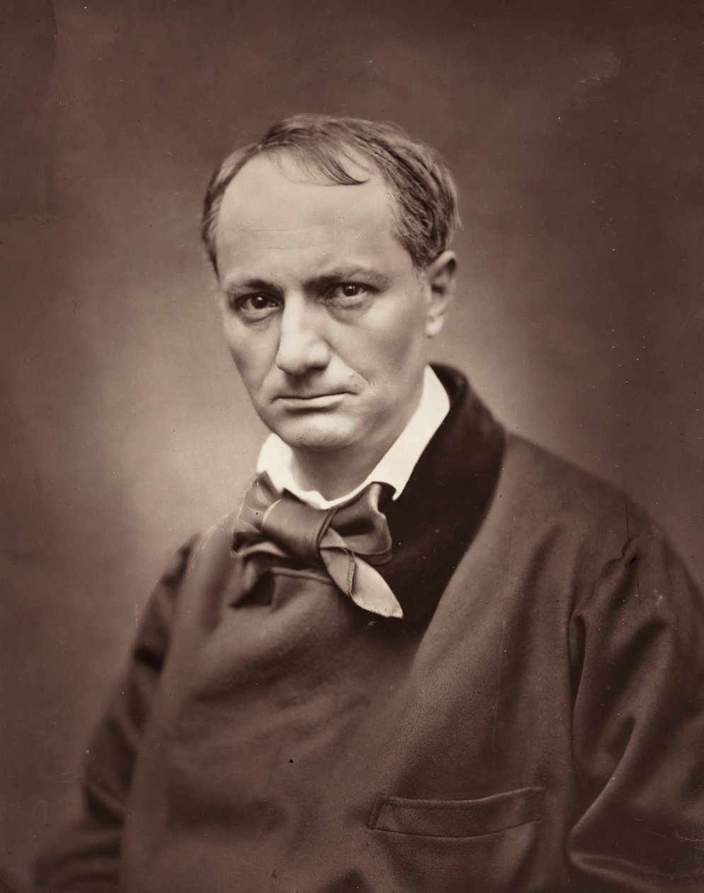 Charles Baudelaire French Poet, Critic, and Writer, 1821-1867, c. 1863 by Etienne Carjat