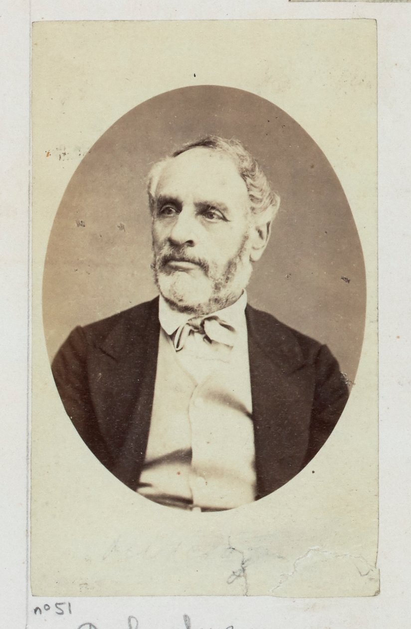 Delescluze Louis Charles (1809-1871). Journalist, known for several convictions (fines), and imprisonments (Cayenne), for his democratic and social revolutionary ideas (1830). Elected to the Commune Council, member of the Committee of the... by Etienne Carjat
