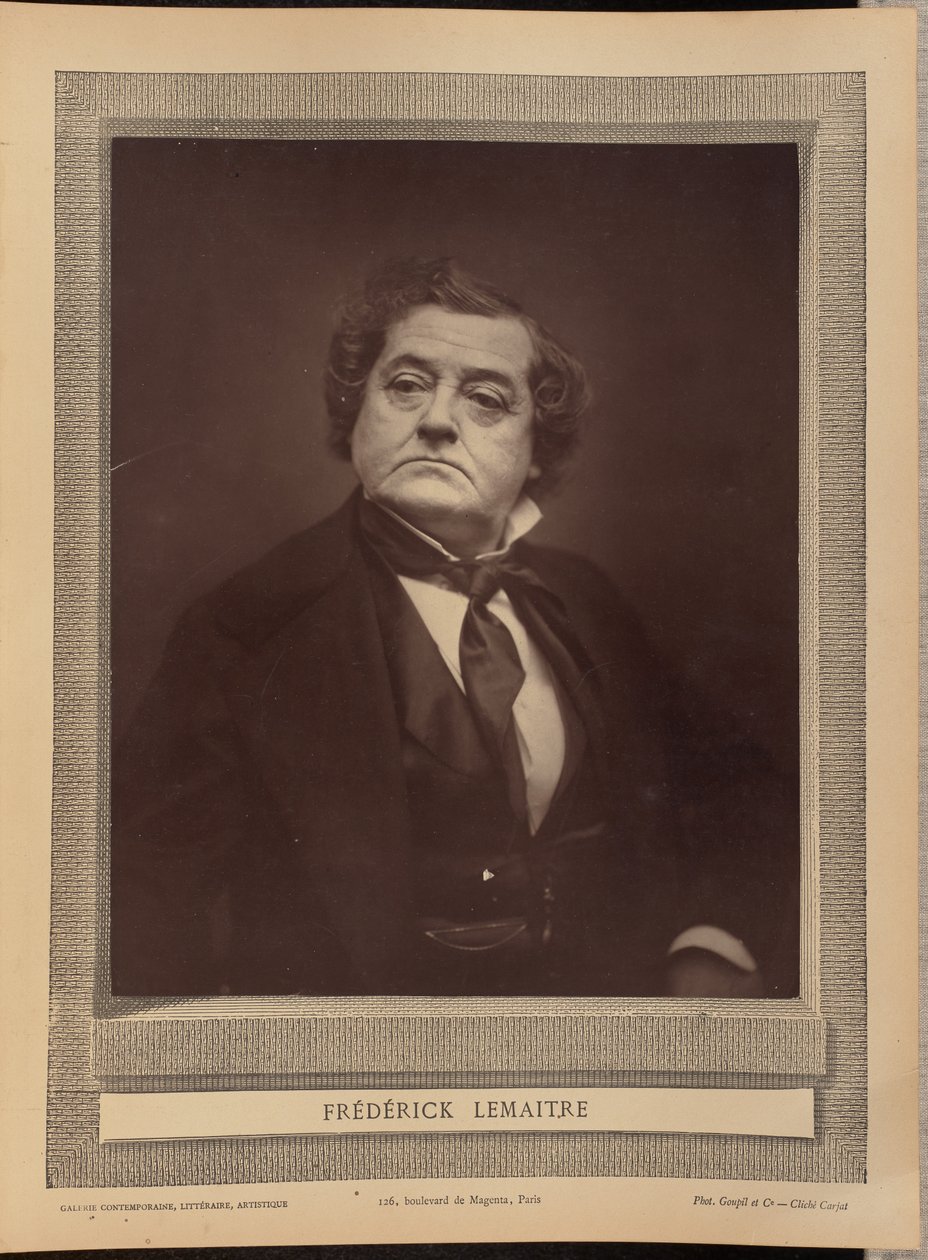 Frédérick Lemaitre by Etienne Carjat