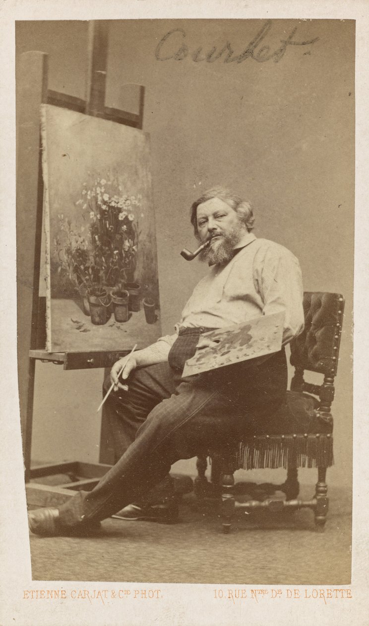 Gustave Courbet by Etienne Carjat