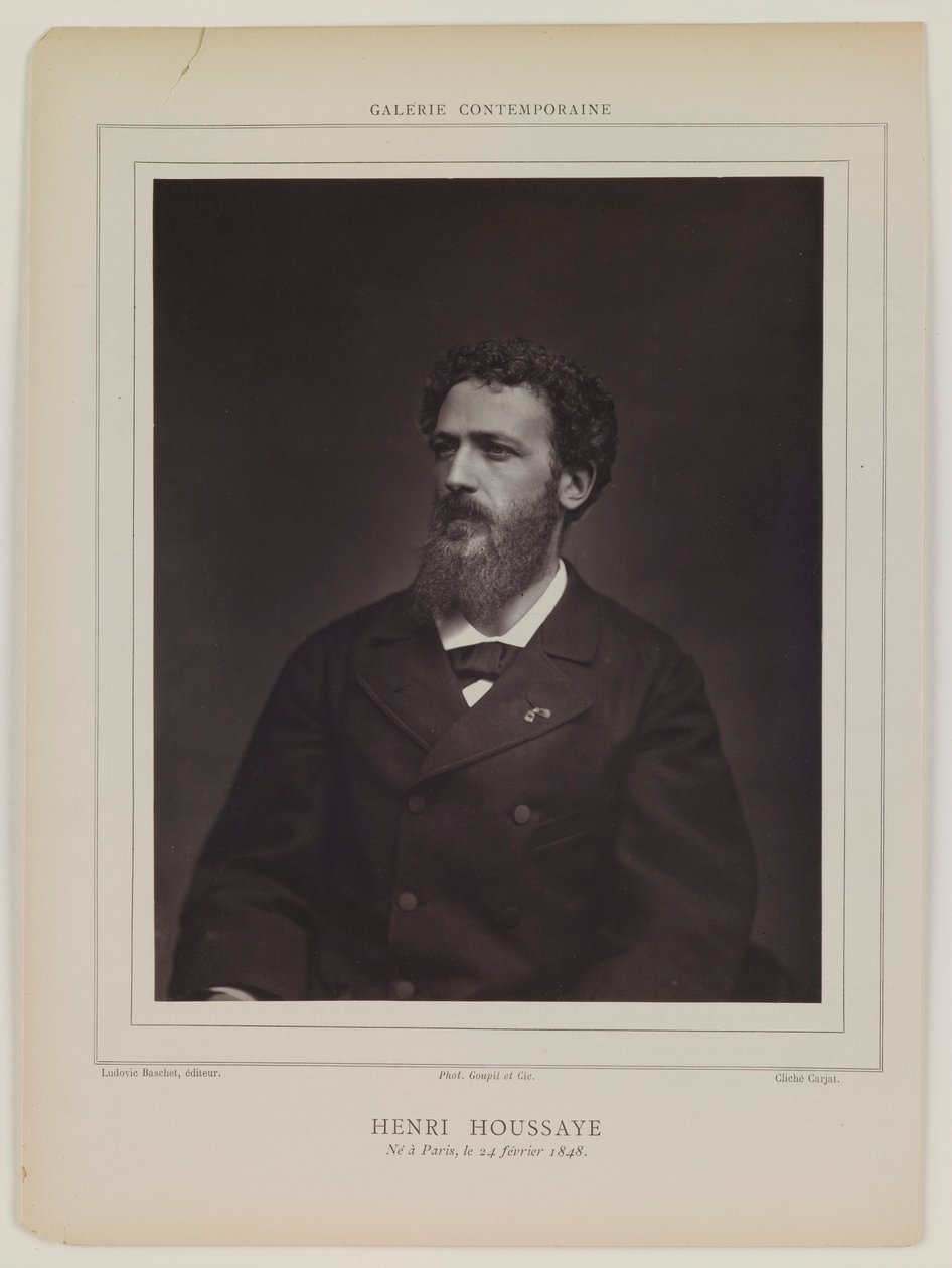 Henri Houssaye by Etienne Carjat