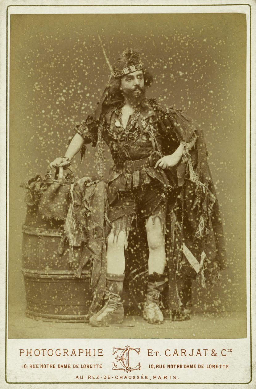 Mortimer in the Role of the King of Beggars by Etienne Carjat