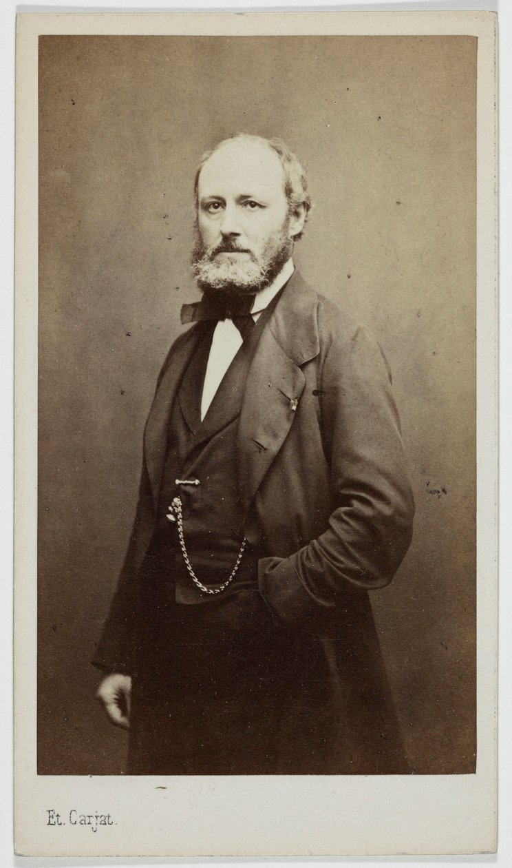 Portrait of Achard, Amédée (1814-1875), (novelist) by Etienne Carjat