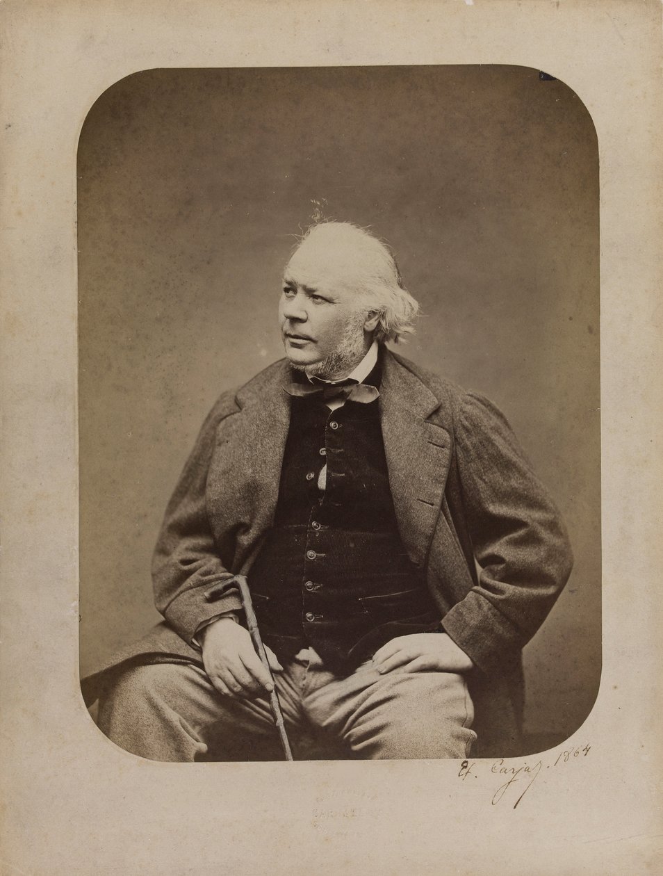 Portrait of Honoré Daumier, 1864 by Etienne Carjat