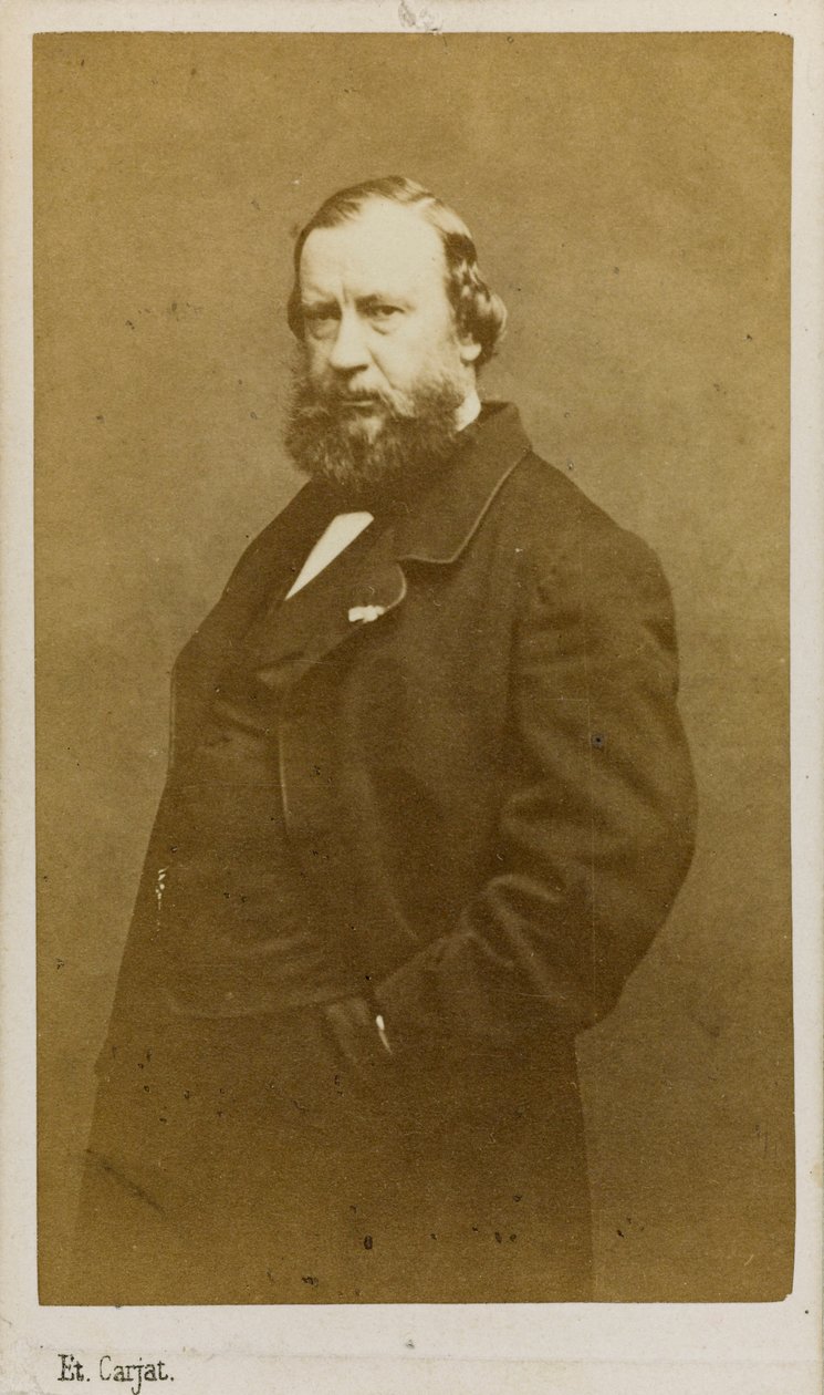 Portrait of the Artist Constant Troyon by Etienne Carjat
