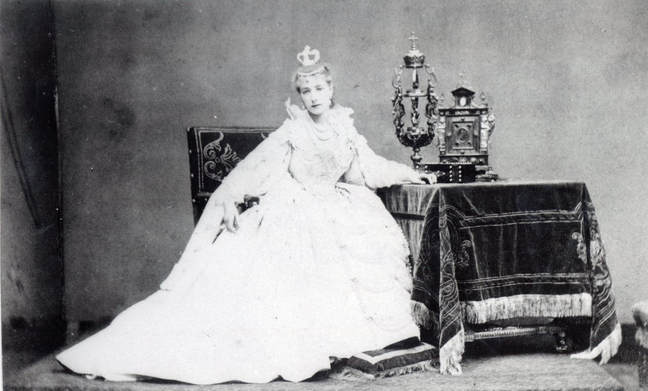 Sarah Bernhardt in the Role of Marie de Neubourg in 
