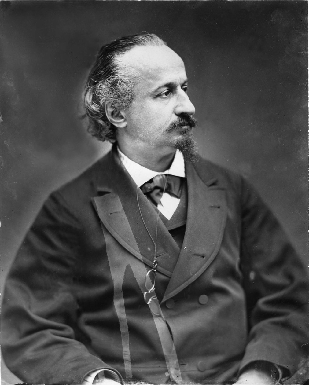 Self-portrait of Etienne Carjat, photographer, draftsman, journalist and playwright by Etienne Carjat