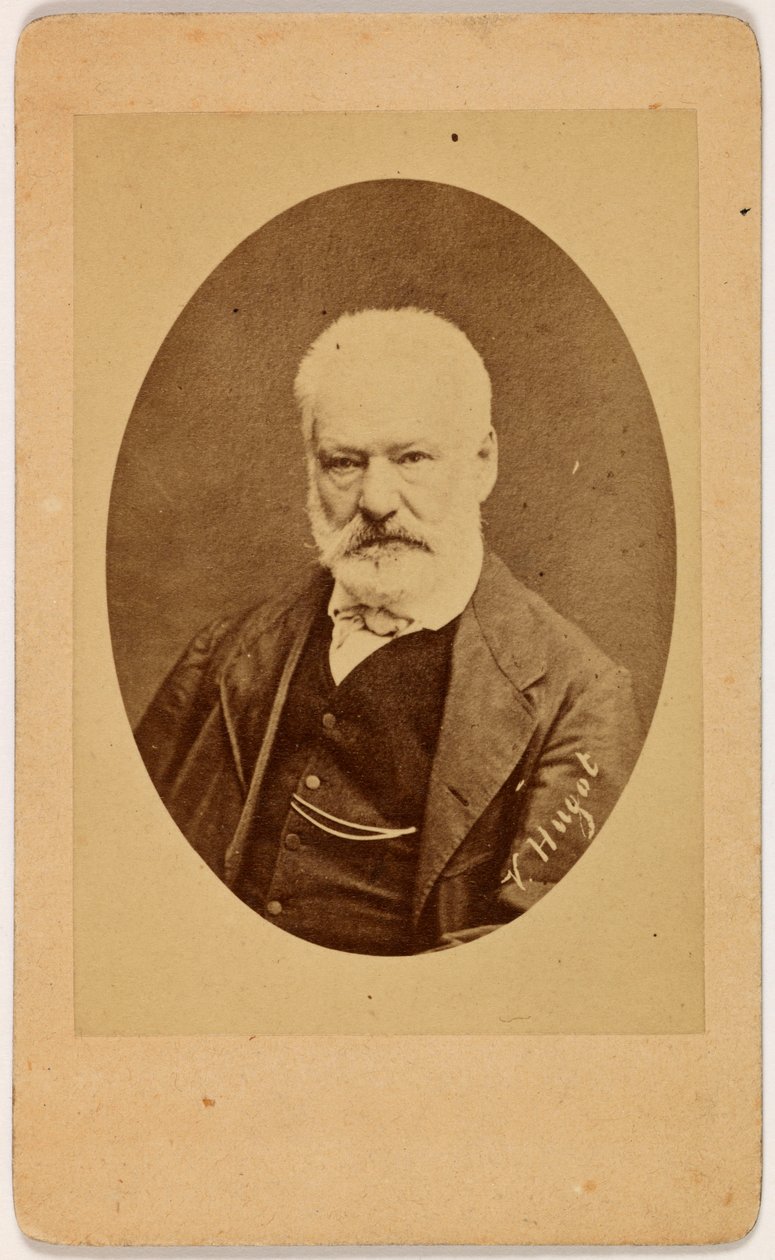 Victor Hugo Facing by Etienne Carjat