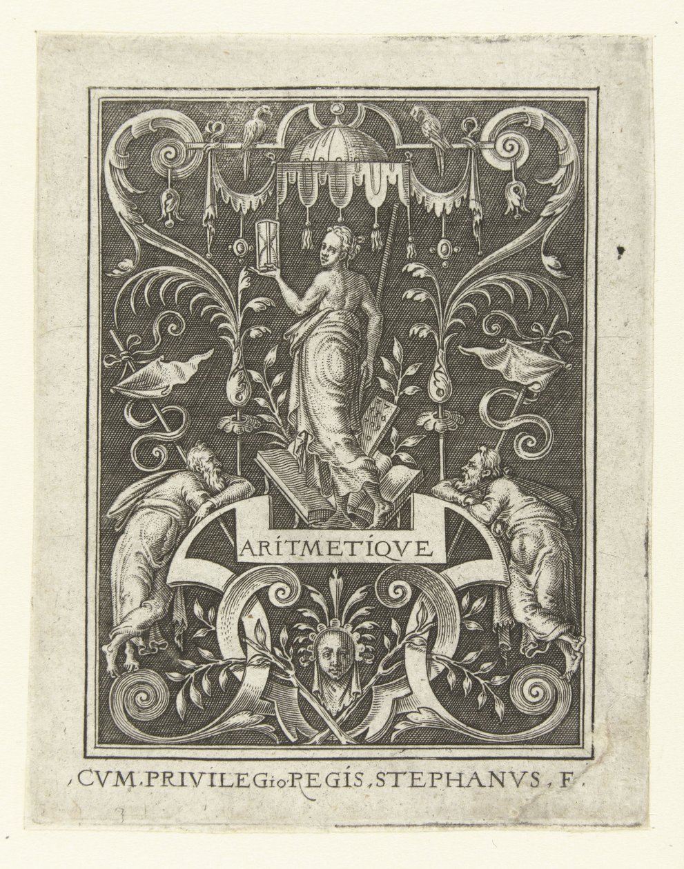 Arithmetic (The Four Liberal Arts, Perspective, and Architecture Represented by Women series) by Etienne Delaune