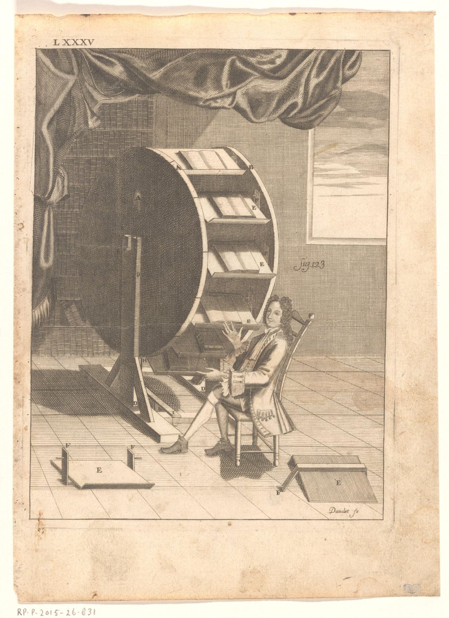 Book Wheel of Nicolas Grollier de Servière by Étienne Joseph Daudet