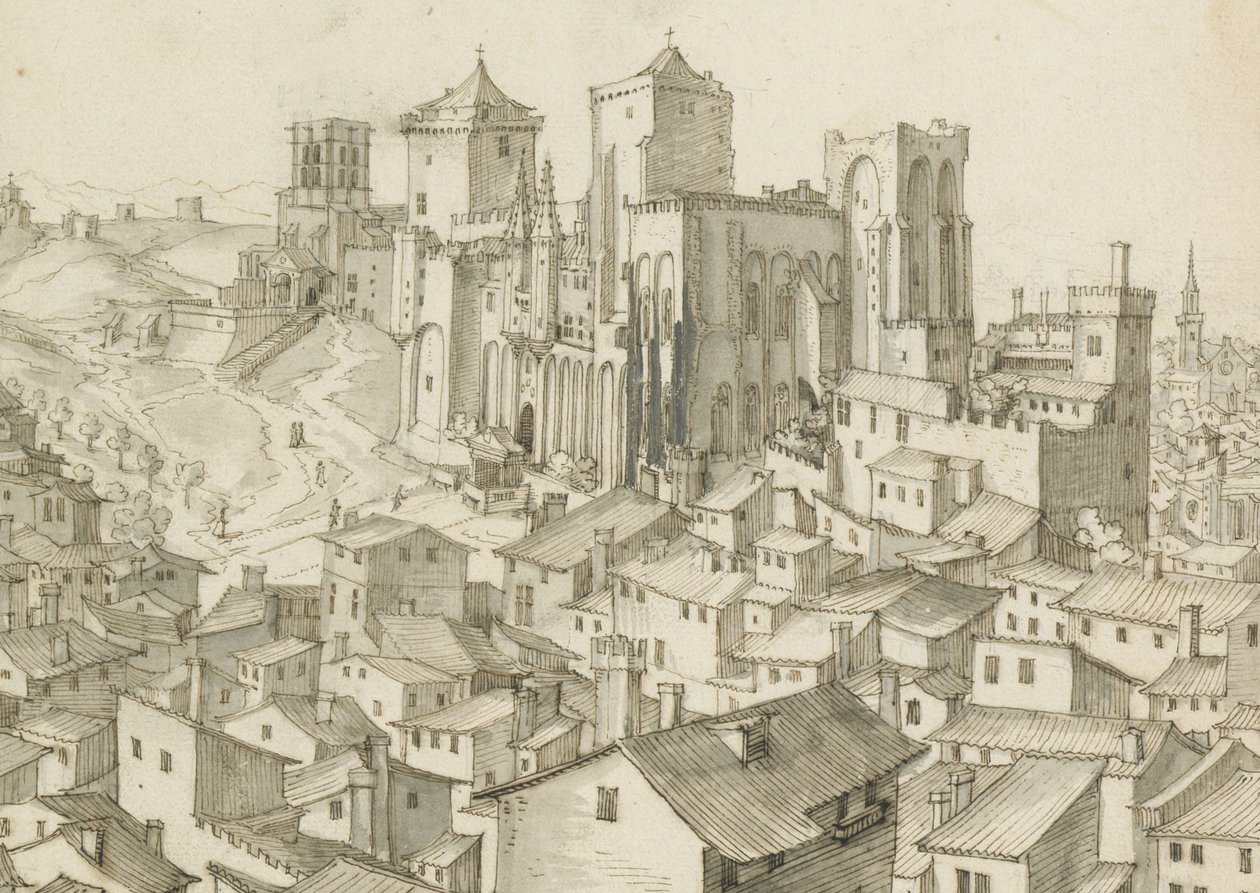 View of the City of Avignon and Surroundings by Etienne Martellange