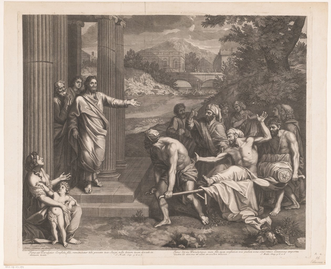 Christ Heals the Lame by Etienne Picart