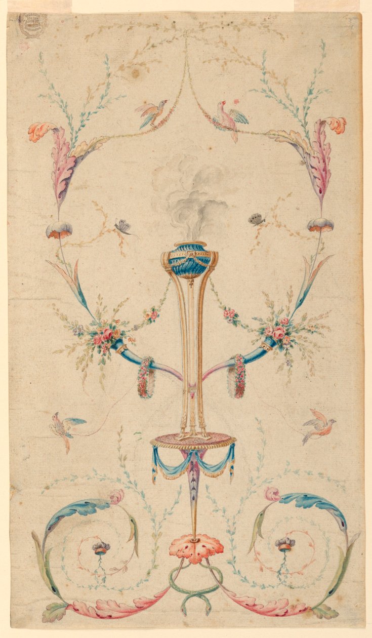 Project for the Decoration of an Oblong Panel by Etienne de Lavallee Poussin