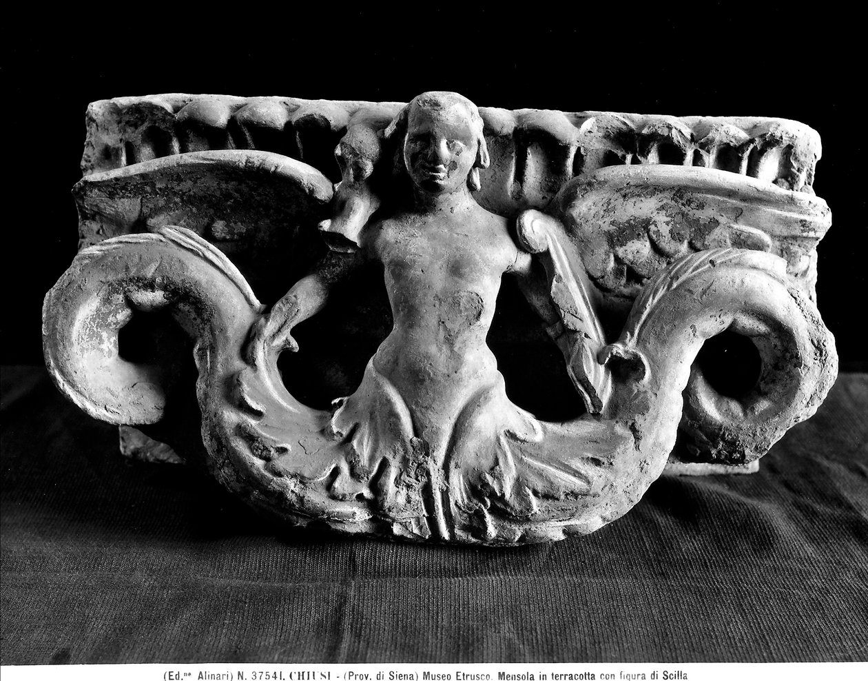 Ledge with the figure of Scilla by Etruscan
