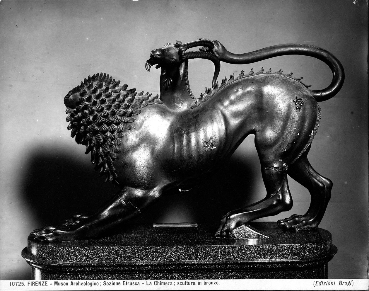 The Wounded Chimera of Bellerophon by Etruscan Etruscan