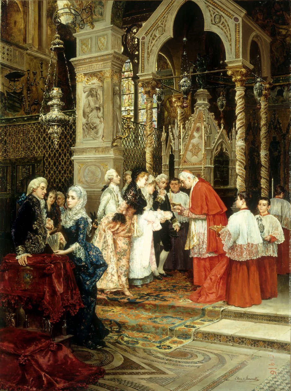 The Christening by Ettore Simonetti