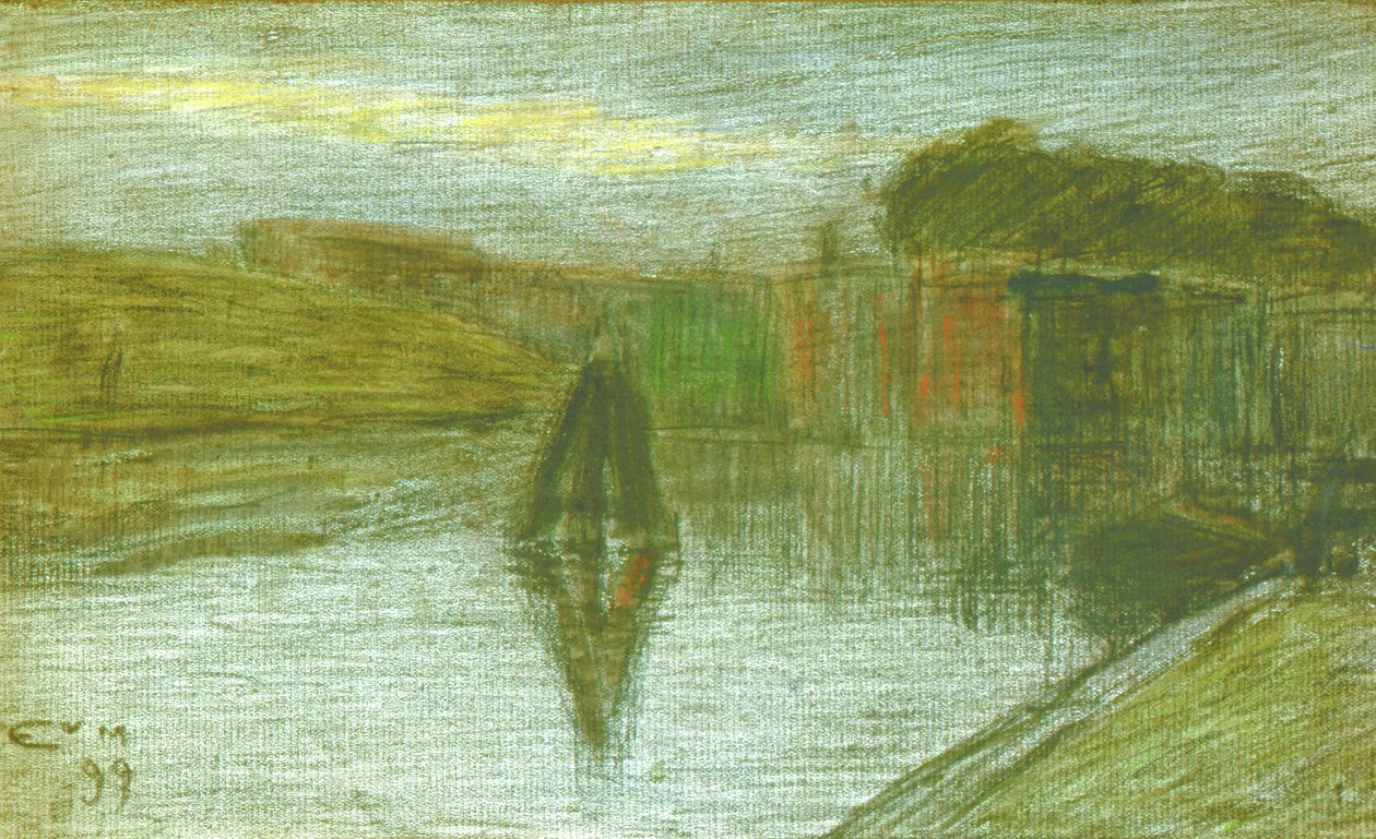 The Canal by Eugeen van Mieghem