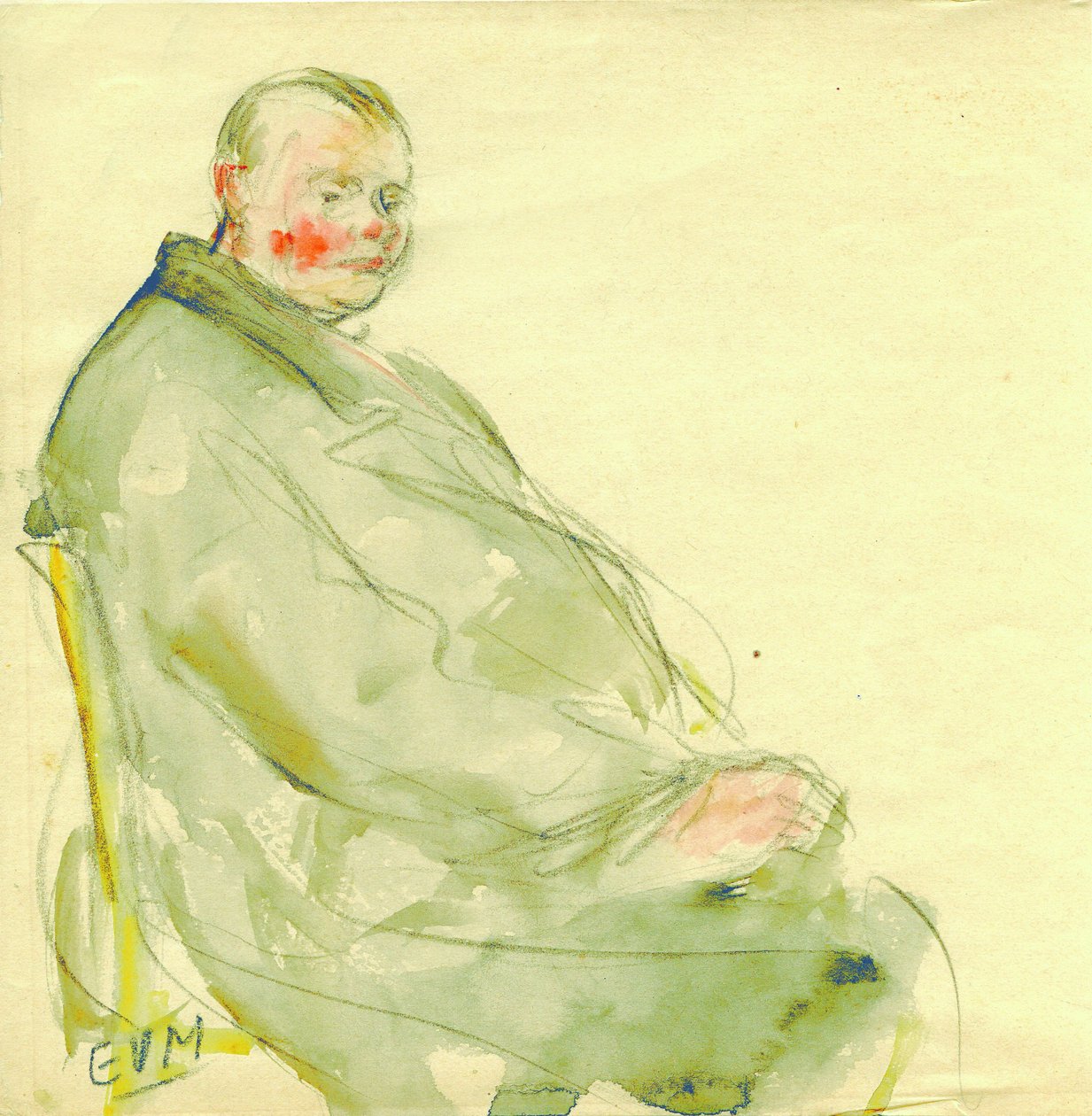 The Poet and Writer Victor Brunclair by Eugeen van Mieghem