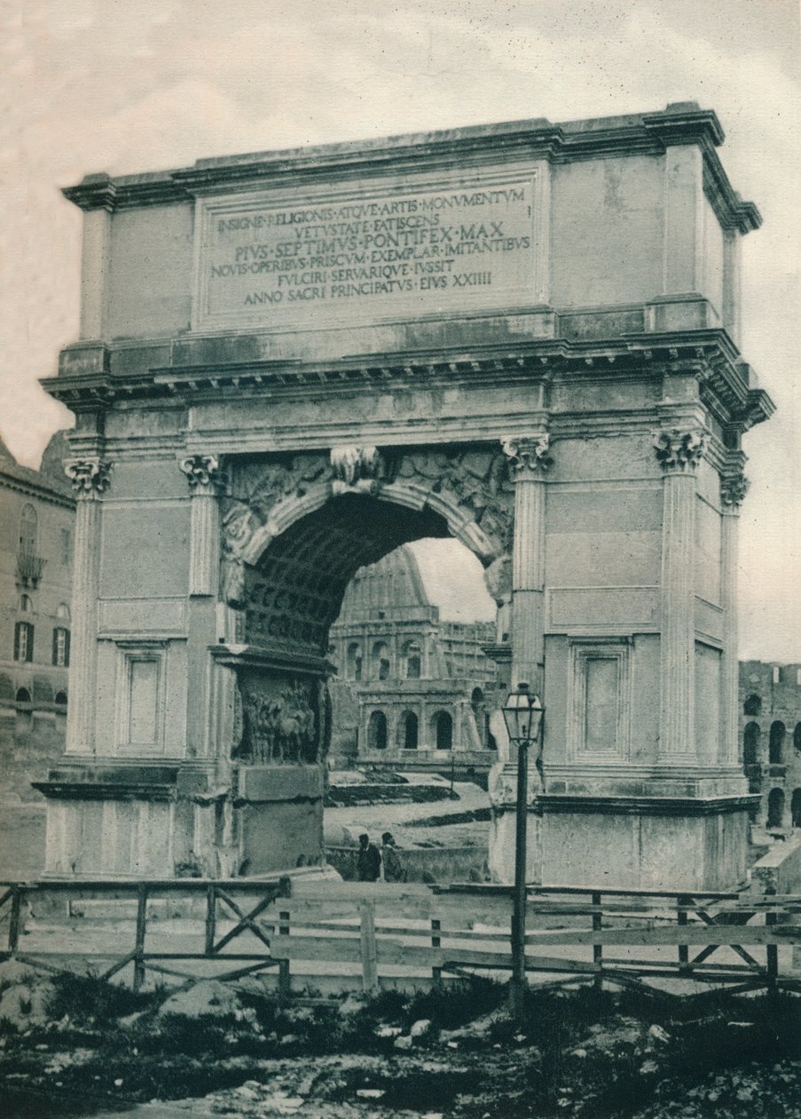 Arch of Titus, Rome, Italy by Eugen Poppel