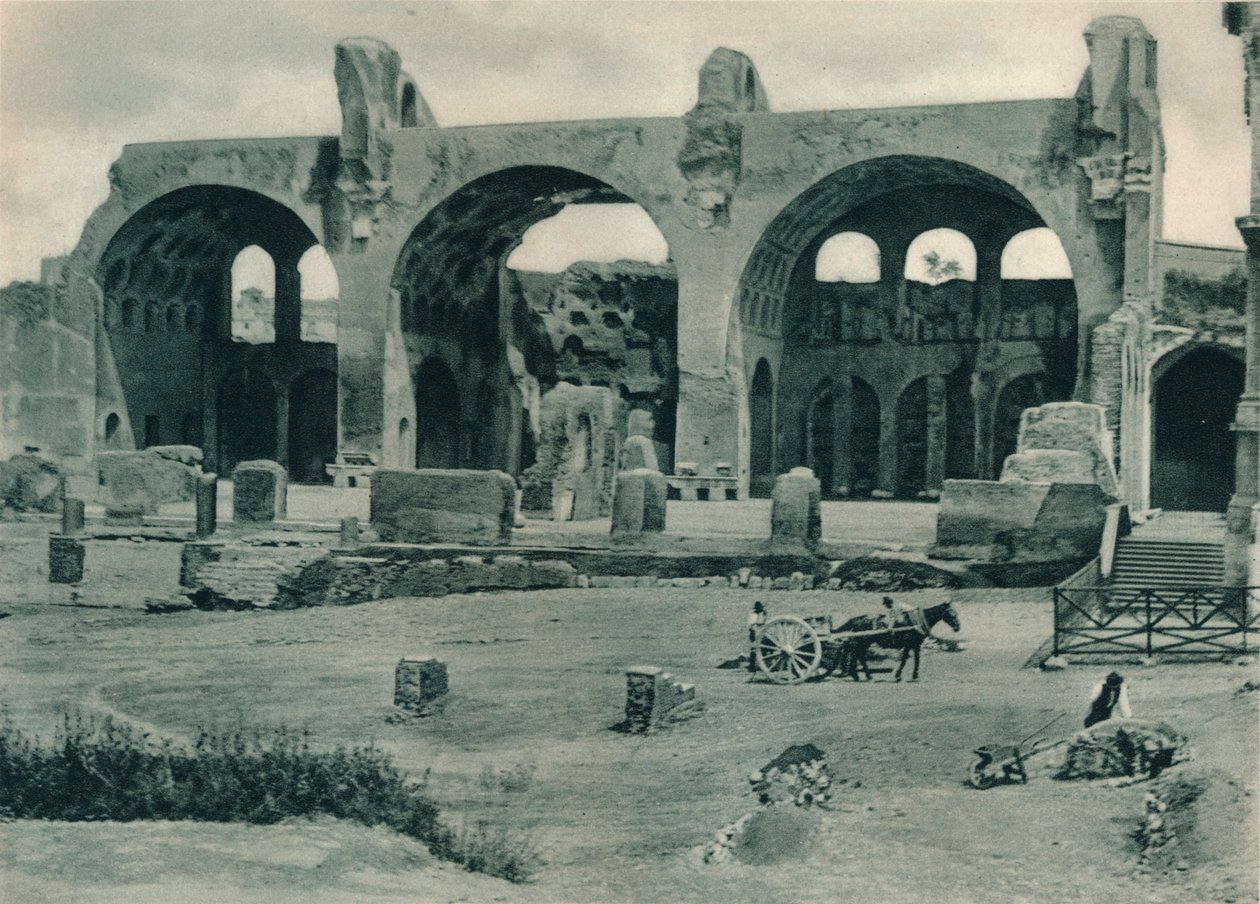 Basilica of Maxentius and Constantine in the Forum Romanum, Rome, Italy by Eugen Poppel