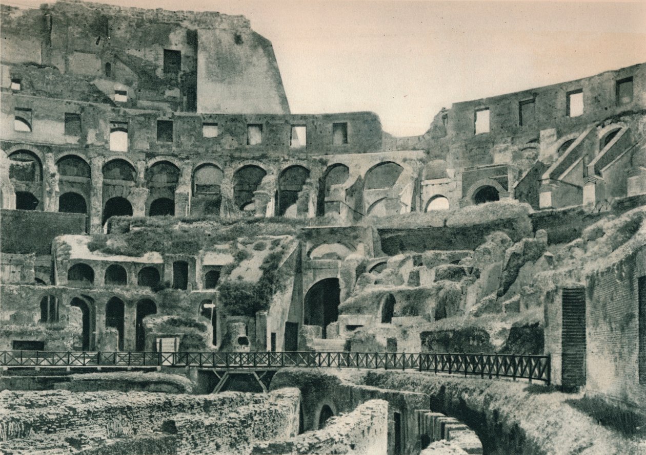 Interior of the Colosseum, Rome, Italy by Eugen Poppel
