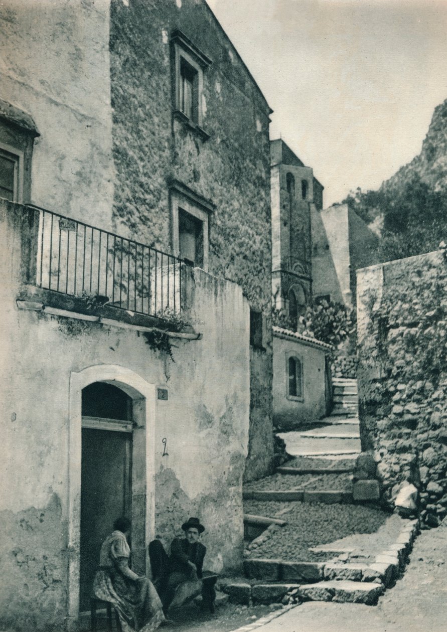 Street in Taormina, Sicily, Italy by Eugen Poppel