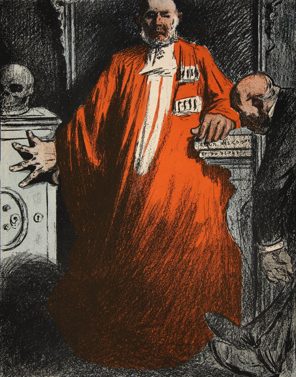 A Judge in Full Garments, illustration from 