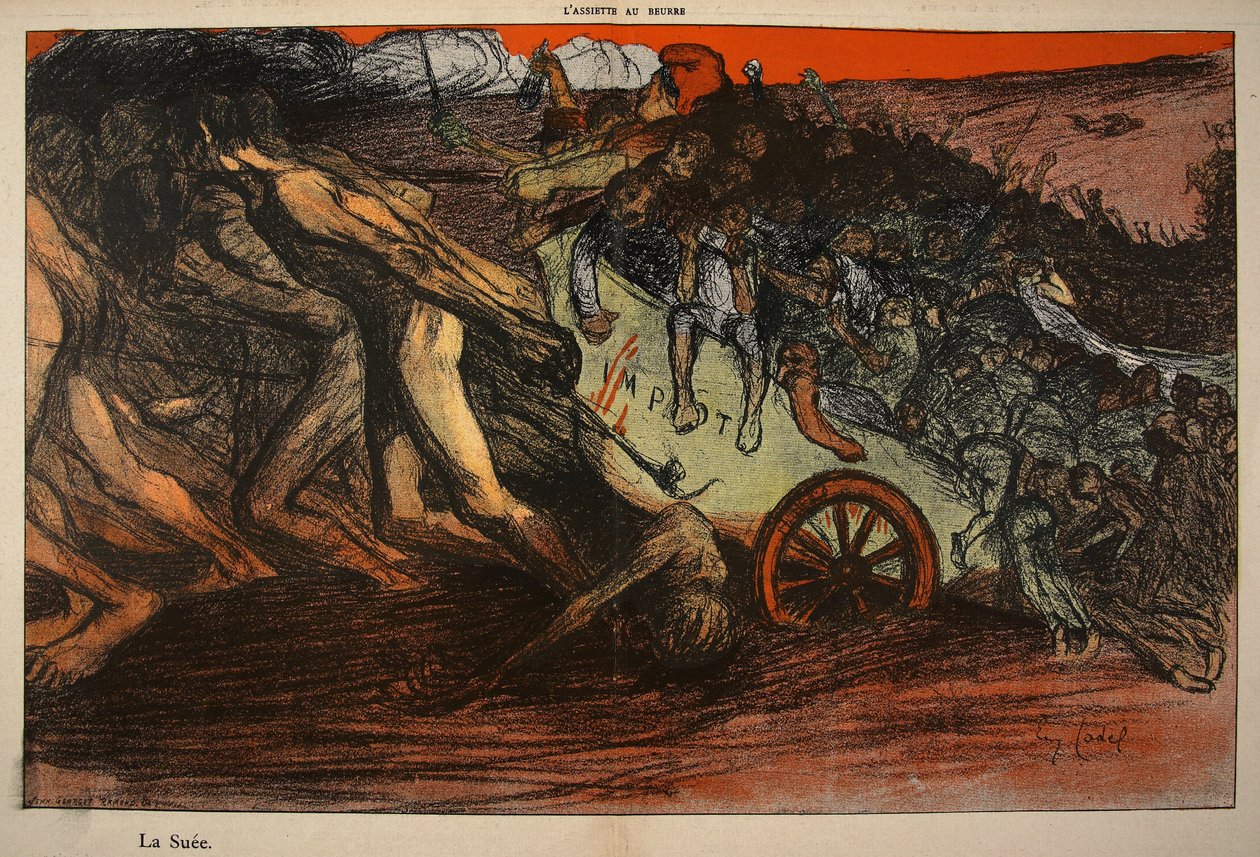 The Burden of Taxation, illustration from 