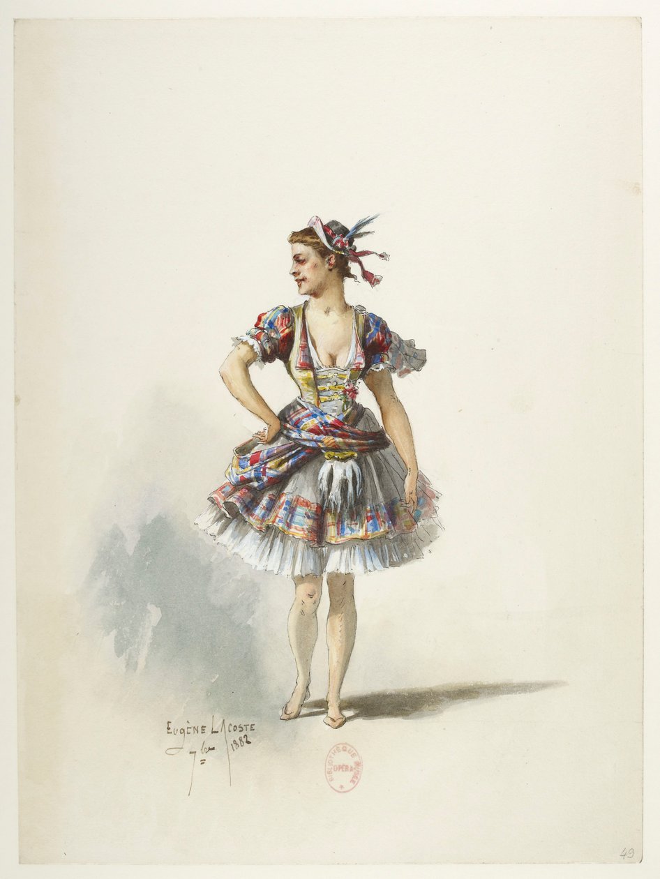 Saint-Saëns - Henry VIII - Costume Designs - Lacoste - 49. Costume by Eugene Lacoste