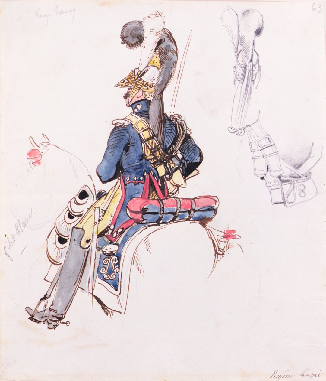 Soldier on Horseback by Eugene Louis Lami