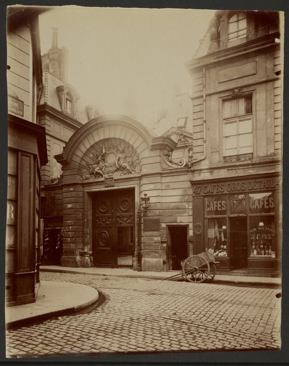 Entrance to a Private Hotel 47 Rue Vielle du Temple by Eugène Atget