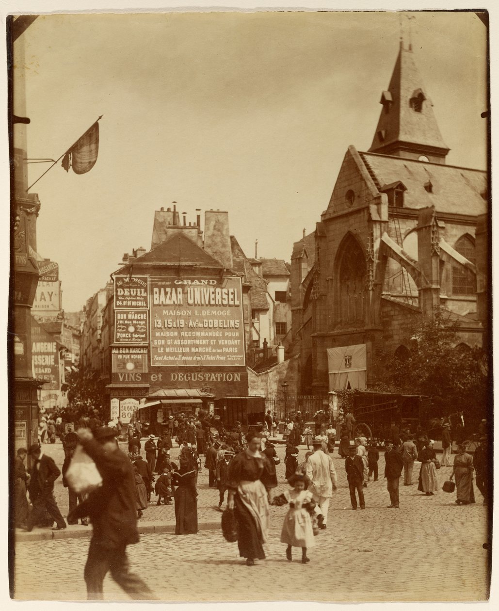 Place Saint-Médard by Eugène Atget