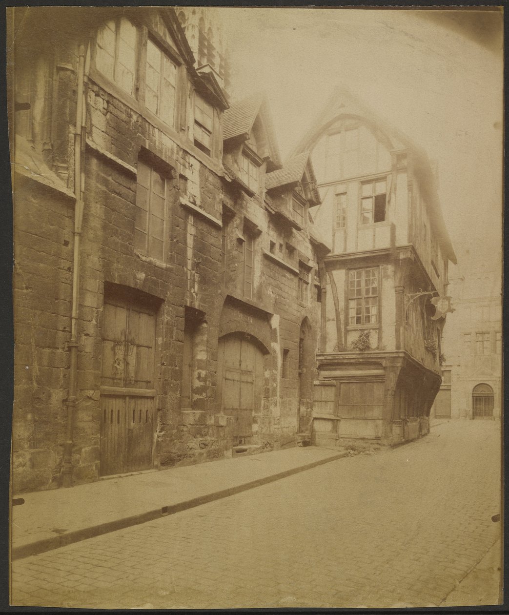 Rouen, House on Saint-Romain Street by Eugène Atget