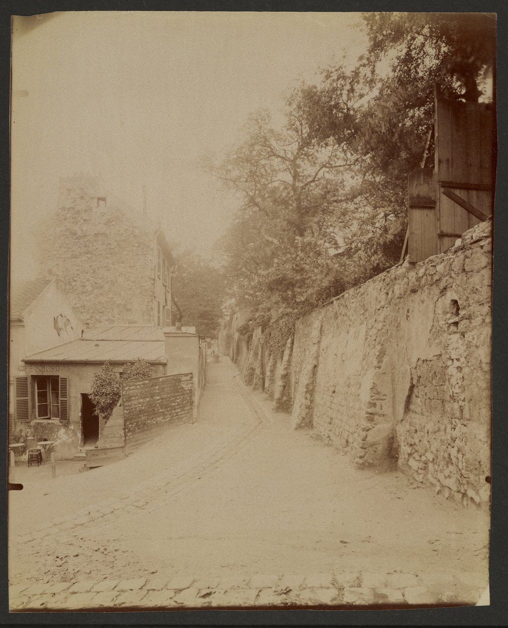 Rue Saint-Vincent Montmartre by Eugène Atget