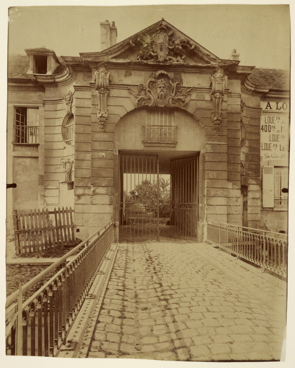Stains, Former Pied-à-terre of the Dukes of Orléans by Eugène Atget